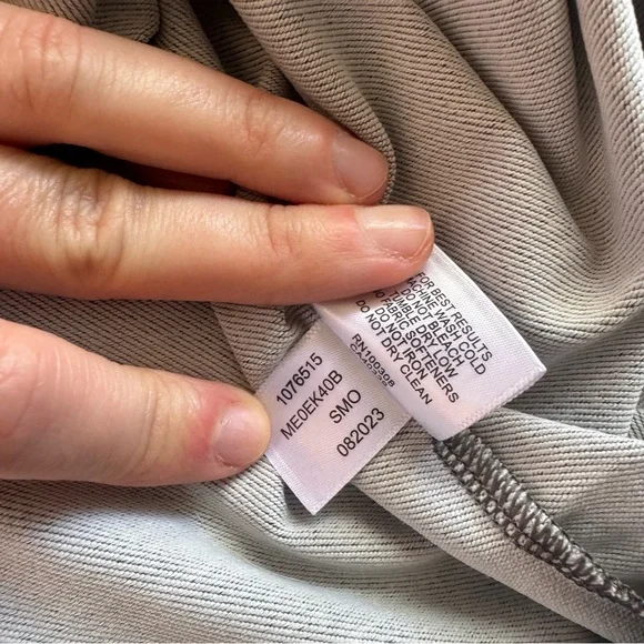 Peter Millar Gray Quarter Zip Sweatshirt XL